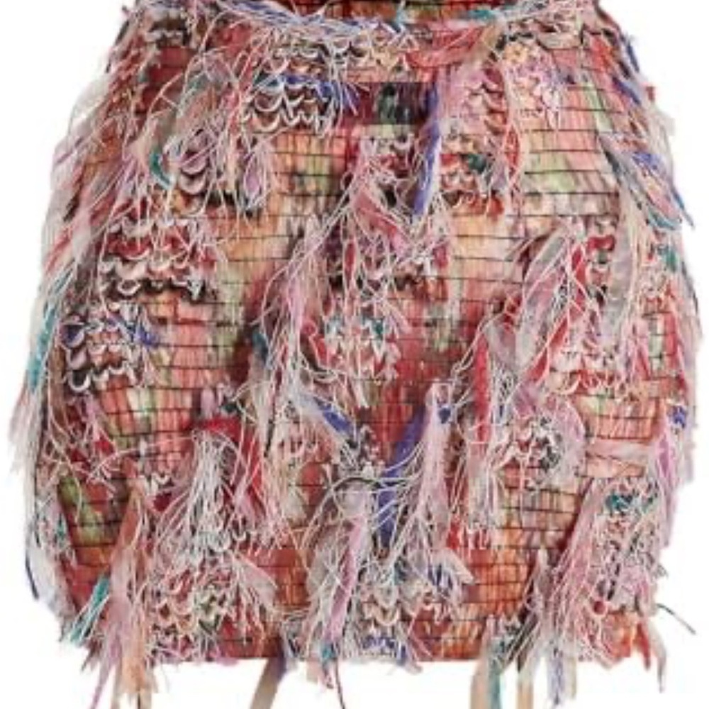 Colorful Fringe Women's Skirt